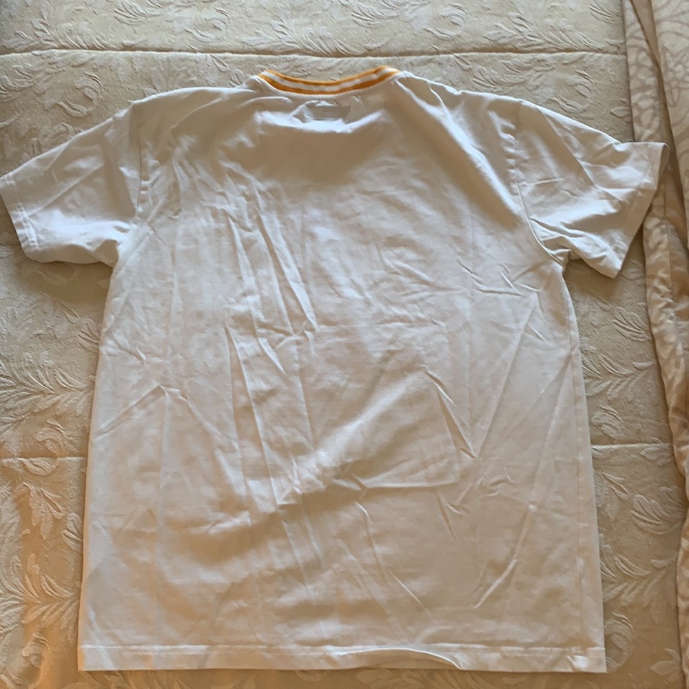 Stripped Ribbed Neck T-shirt - Picture 3 of 4